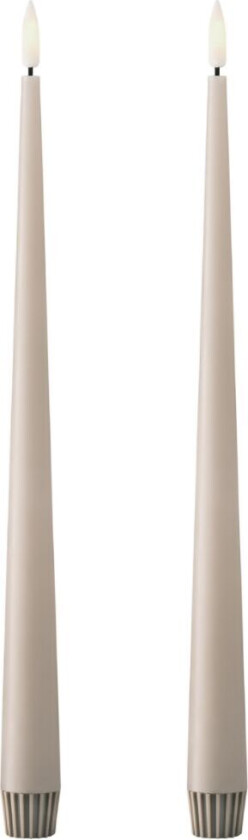 ester & erik kronelys LED 30 cm 2-pakning 22 Linen Grey