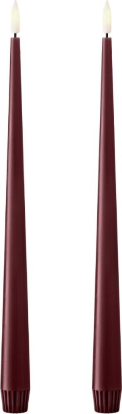 ester & erik kronelys LED 30 cm 2-pakning 44/2 Deep Wine