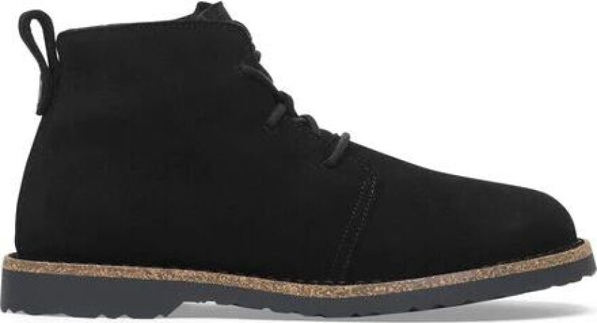 Uppsala Chukka Shearling Suede Leather Narrow - Black 39