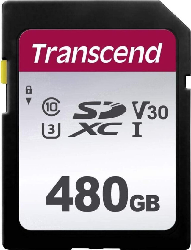TS480GSDC300S 480GB UHS-I U3 SD Card (SDXC) 3D NAND (R95/W45)