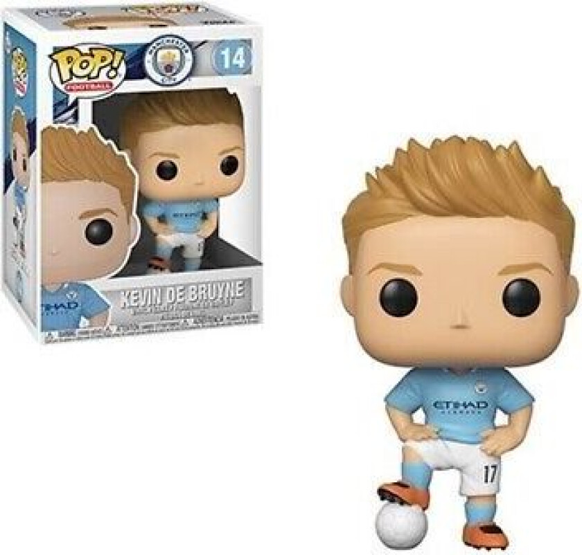 Funko Pop! Football: Manchester City - Kevin De Bruyne #14 Vinyl Figure