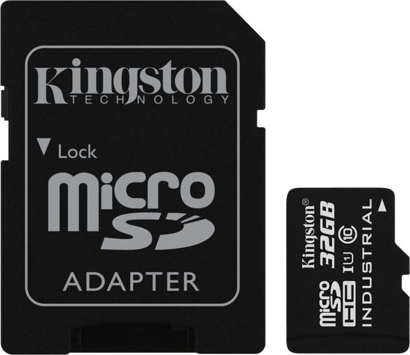 Kingston - Flashminnekort (Microsdhc Til Sd-Adapter Inkludert) - 32 Gb - Uhs Class 1 / Class10 - Microsdhc Uhs-I