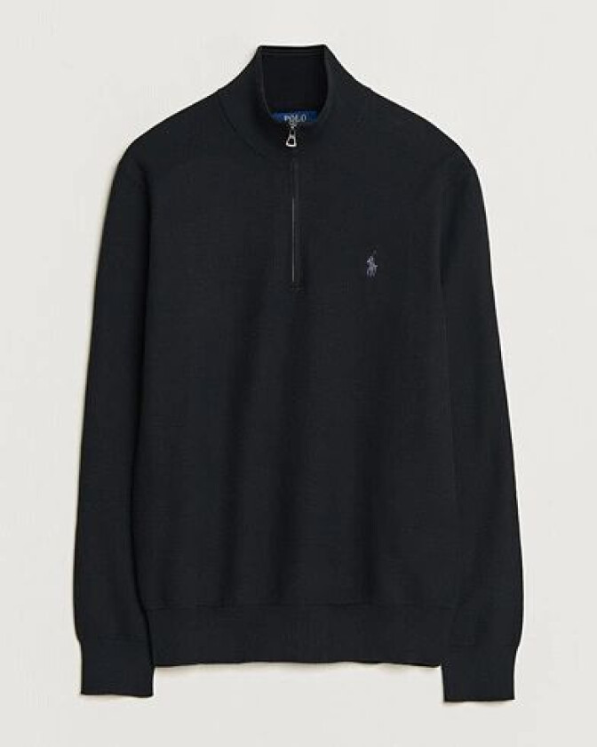 Bilde av Polo Ralph Lauren Textured Half-Zip Polo Black