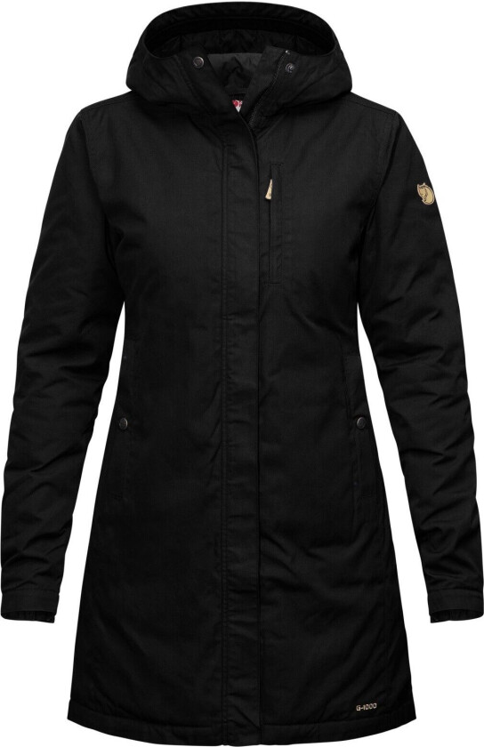 Women's Kiruna Padded Parka Black XXS