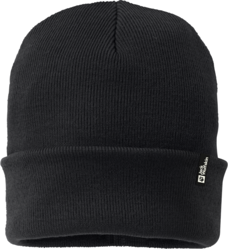 Rib Beanie Black One Size