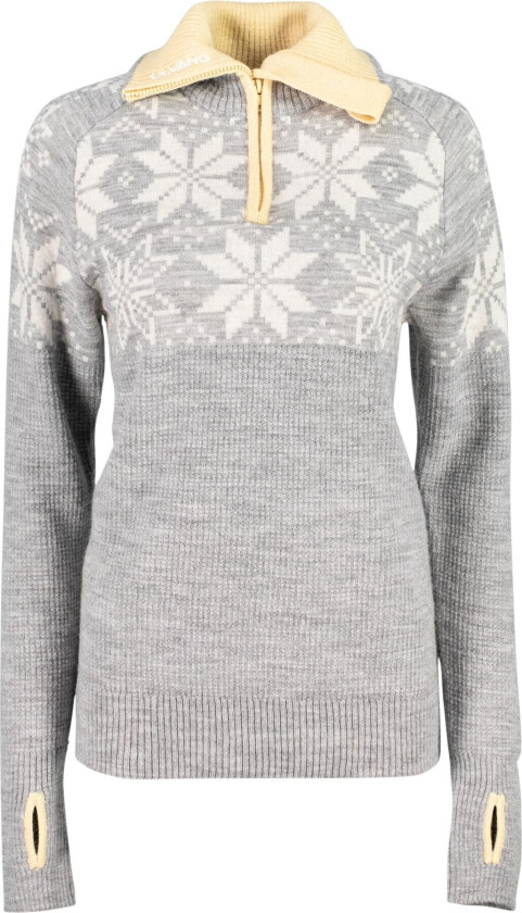 Rav Kiby Ws, ullgenser dame Grey Melange/Vanilla