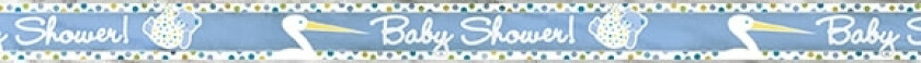 Babygutt/stork foilbanner 3,6meter