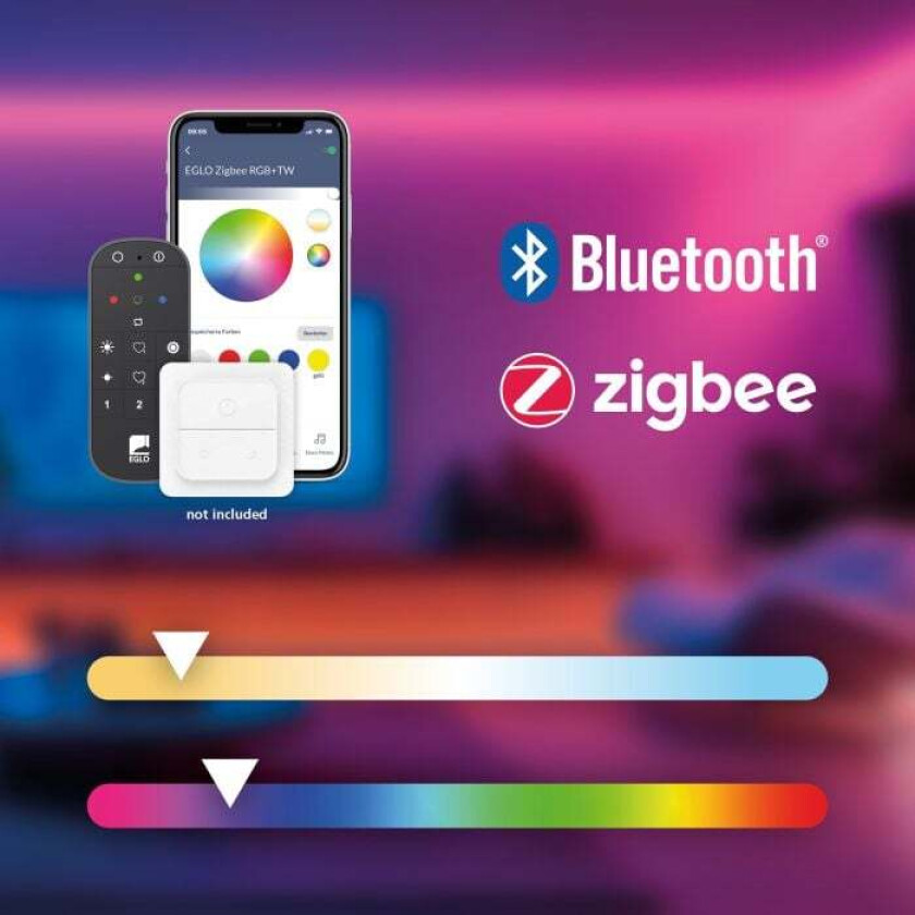 - Carossa-Z forlengelse hvitØ8 - RGB + TW - Zigbee, Bluetooth