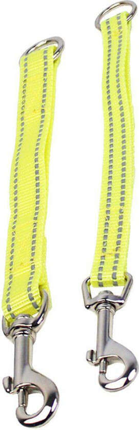 Alac Kobbelforlenger med refleks - 15mm x 25cm - Neongul