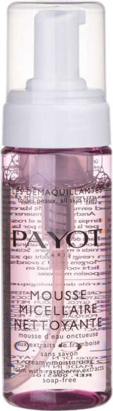 Les Demaquillantes Av Payot Paris Rensende Micellar Foam: Kremet Fuktighetsgivende Skum 150 Ml