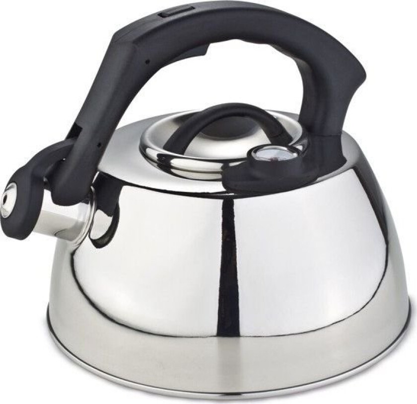 Stålkjele Med Fløyte 3L + Termometer Km-1077