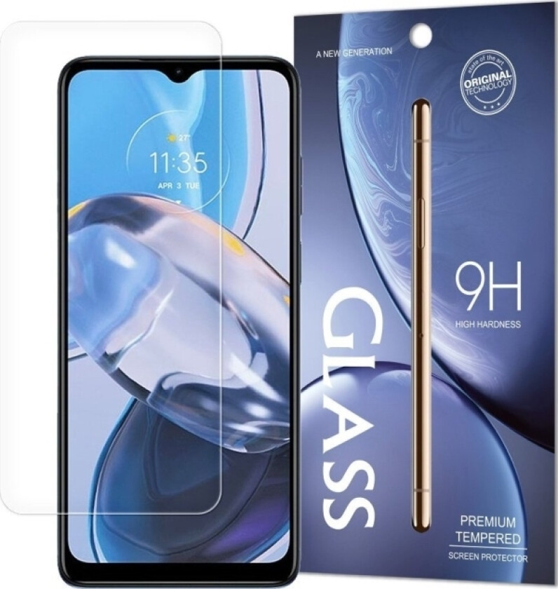 Herdet Glass Herdet Glass Motorola Moto E22i / E22 Hardhet 9H (Konvoluttemballasje)