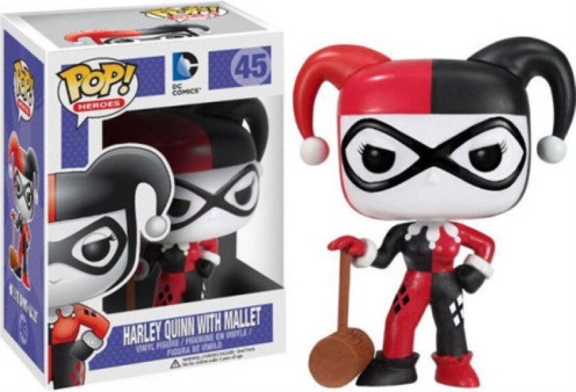 Funko Pop! Vinyl Figure: Dc - Harley Quinn W/ Mallet