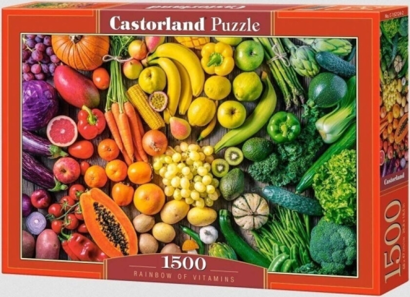 Castorland Puslespill 1500 Biter Regnbue Av Vitaminer