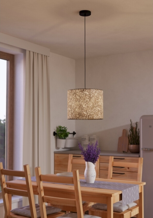 Eglo Smørbrandpendel Ø360 E27 Naturlig