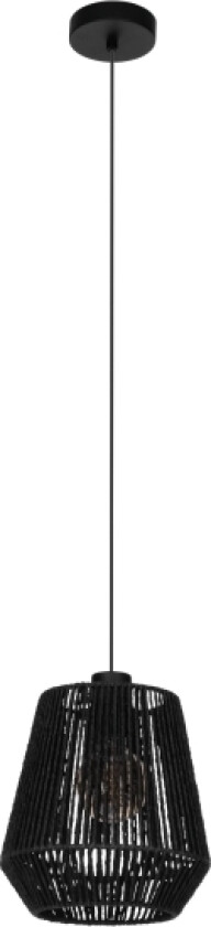Eglo Persley Pendel Ø220 E27 Sort Fsc