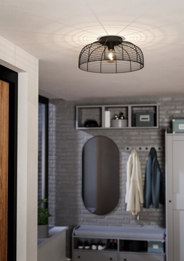 Eglo Rinroe Loft Ø450 E27 Sort