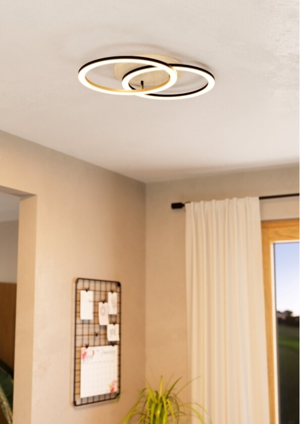 Eglo Lomaltas-Z Loft L580 4400Lm 2700-6500K Sort/Eg Fsc