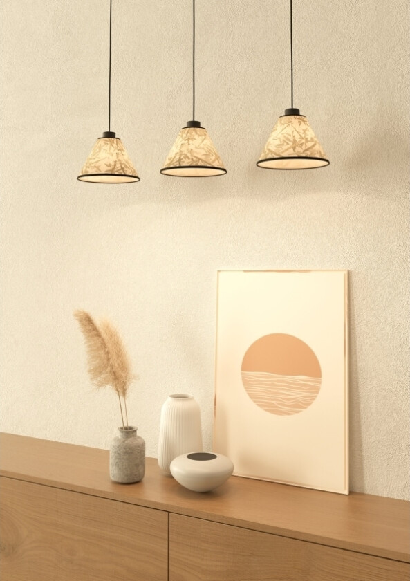 Eglo Oxpark Langbord L920 3Xe27 Bambus Blad Lys