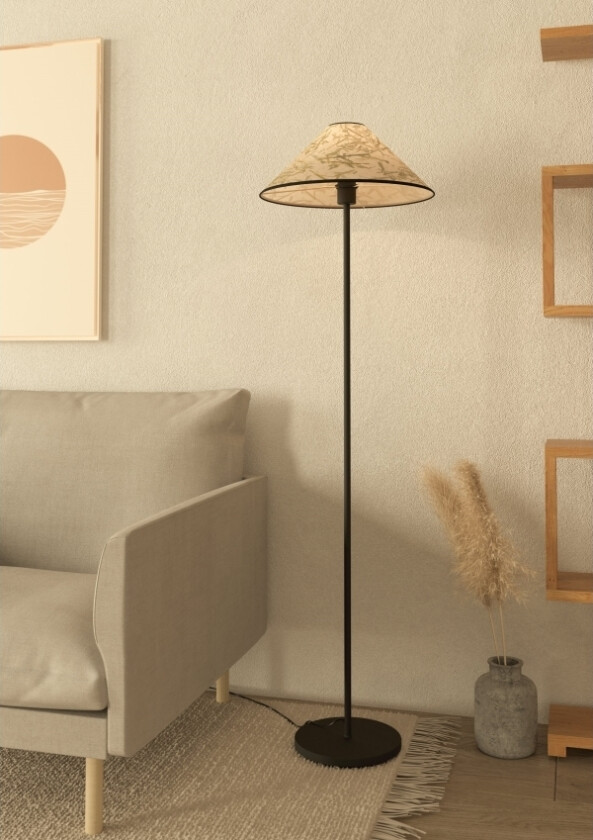 Eglo Oxpark Gulv H1465 E27 Bambus Blad Lys