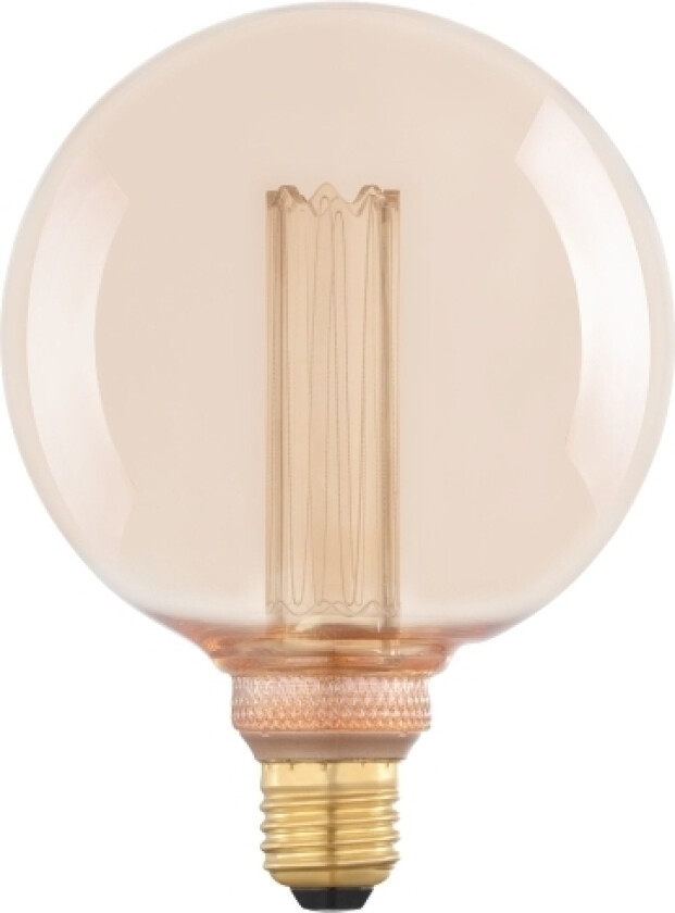 Eglo E27 Led St64 Amberfarvet Dråbe Dekorationspære Med Varmt Hvidt Lys