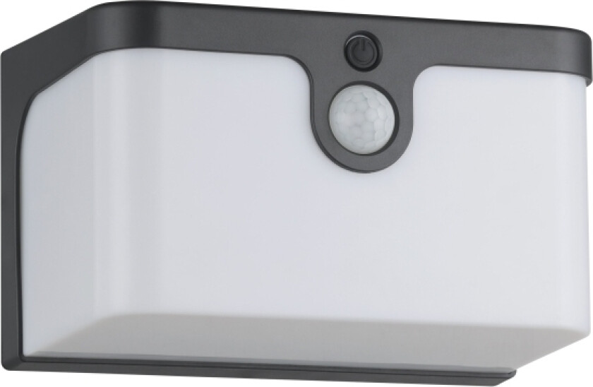 Eglo Croara Solcelle Væg M/Sensor Sort/Hvid