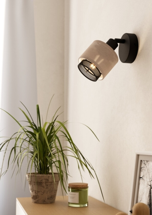 Eglo Rosley Spot E14 Sort/Linen