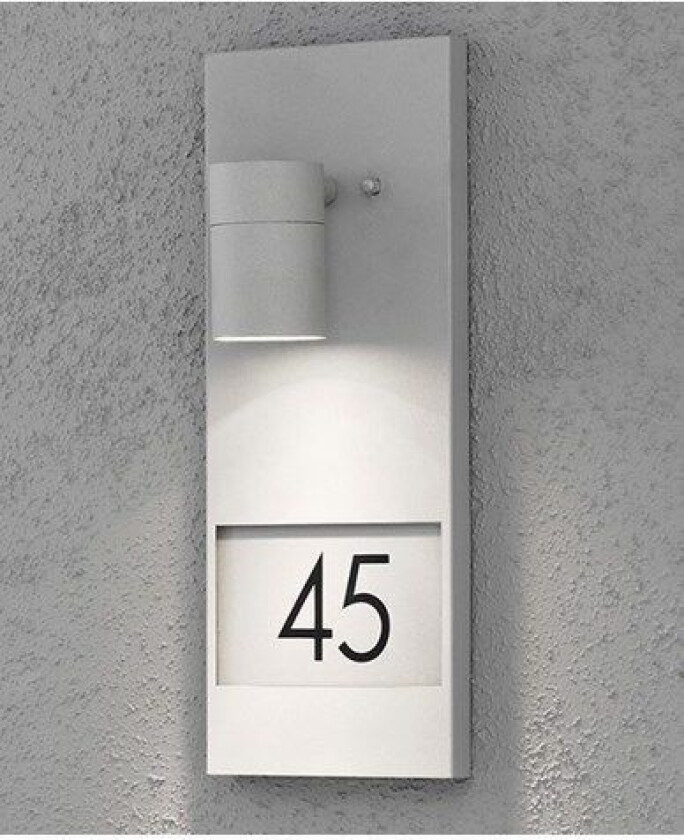 Modena vegglykte med husnummer 7655-300 Grå