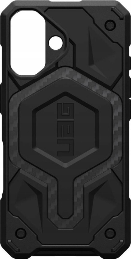Uag Uag Monarch Pro - Beskyttelsesdeksel For Iphone 16 Kompatibel Med Magsafe (Karbonfiber)