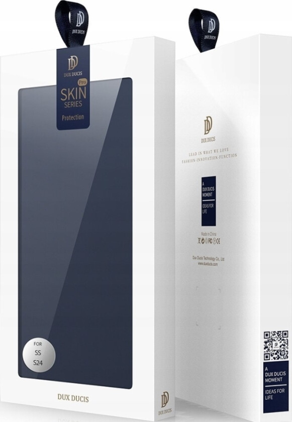 Skin Pro-Deksel Til Samsung S24+ Med Klaff - Blå