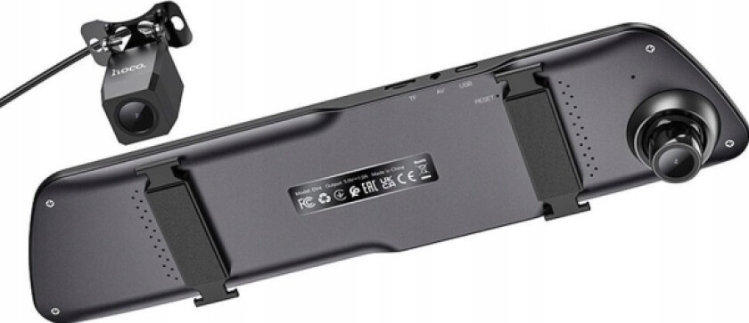 Hoco Kamera Hoco Bilkamera Med 4,5" Skjerm For Speil + Bakkamera 1080P/30Fps Dv4 Svart