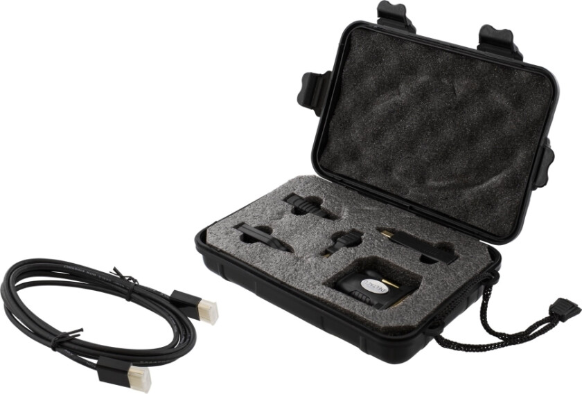 Hdmi-251 - Sett For Hdmi-Kabel Med Ethernet - 2 M - Svart