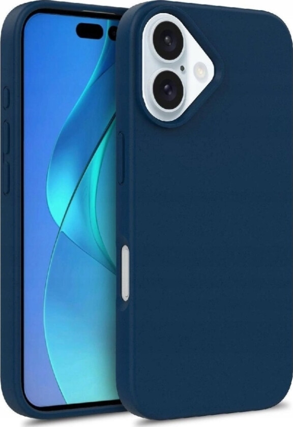 Etui Multiple Color Wheat Bran Case Na Iphone 16 Pro - Niebieskie