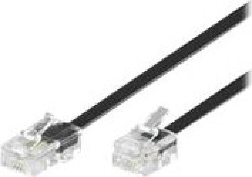 Microconnect Modular - Nettverkskabel - Rj-11 (Hann) Til Rj-45 (Hann) - 3 M - Svart