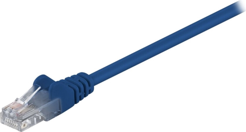 Microconnect - Nettverkskabel - Rj-45 (Hann) Til Rj-45 (Hann) - 25 Cm - Utp - Cat 5E - Flertrådet - Blå