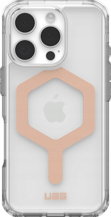 Uag Uag Plyo Magsafe - Beskyttelsesdeksel For Iphone 16 Pro Kompatibel Med Magsafe (Is / Rosa Gull)