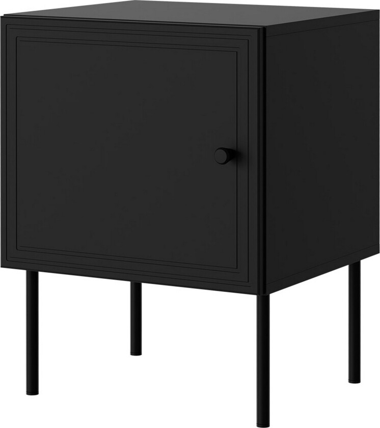 Laholm Nattbord 45 cm - Svart