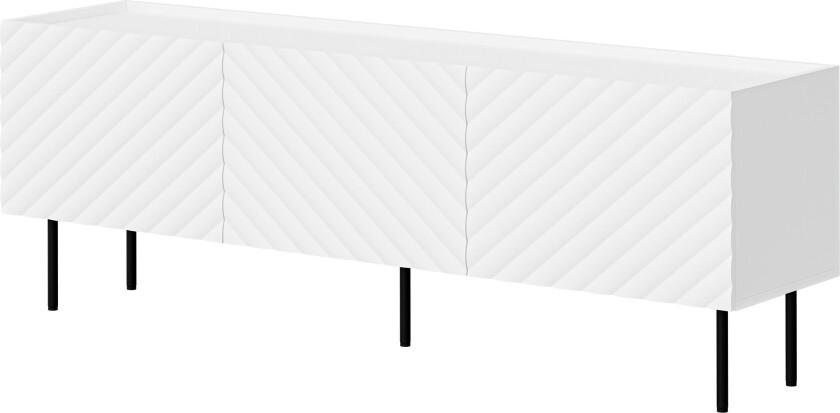 Munkedal TV-benk 166 cm - Hvit