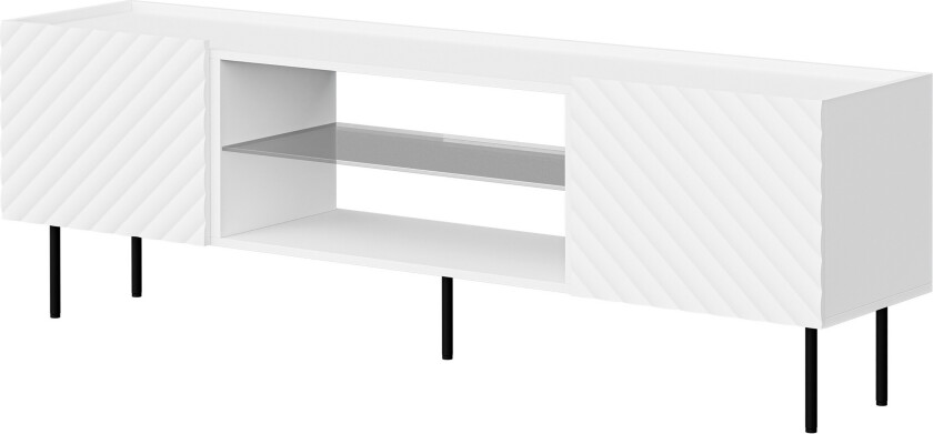 Munkedal TV-benk 181 cm - Hvit