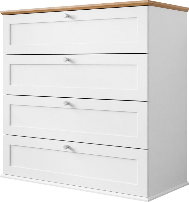 Hammerdal Kommode 92 cm - Hvit/Eik