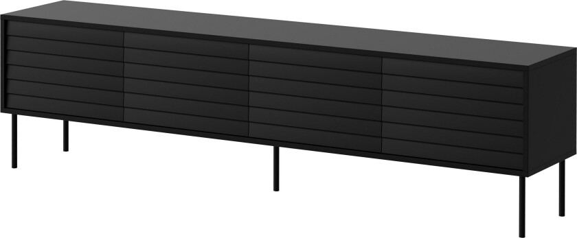 Belonger TV-benk 200 cm - Svart