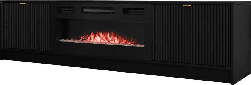 Gudelia TV-benk 182 cm - Svart