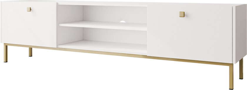 Hermann TV-benk 180 cm - Hvit