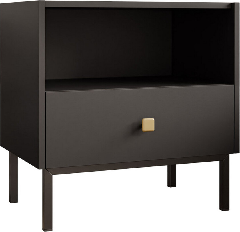 Hermann Nattbord 55 cm - Svart