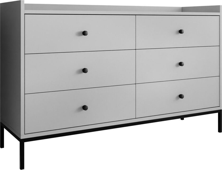 Mariestad Kommode 130 cm - Grå