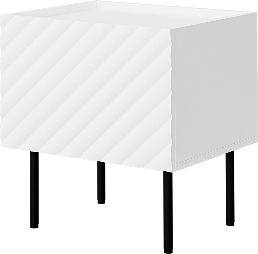 Munkedal Nattbord 47 cm - Hvit