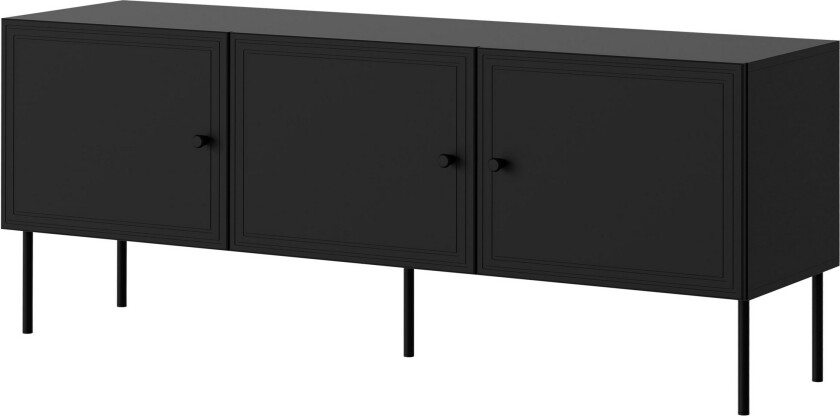 Laholm TV-benk 151 cm - Svart