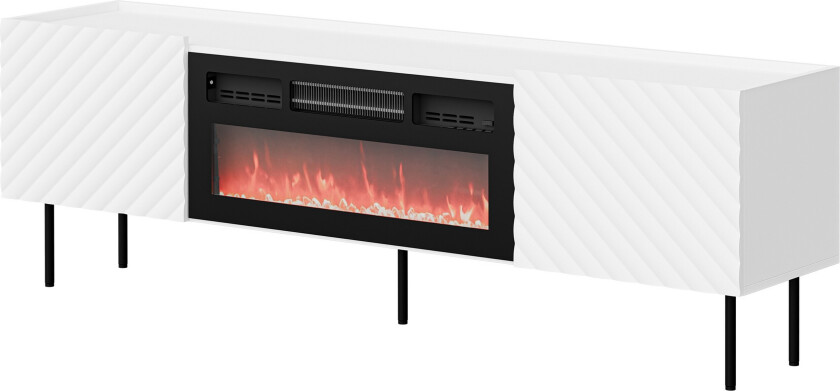 Munkedal TV-benk 181 cm - Hvit