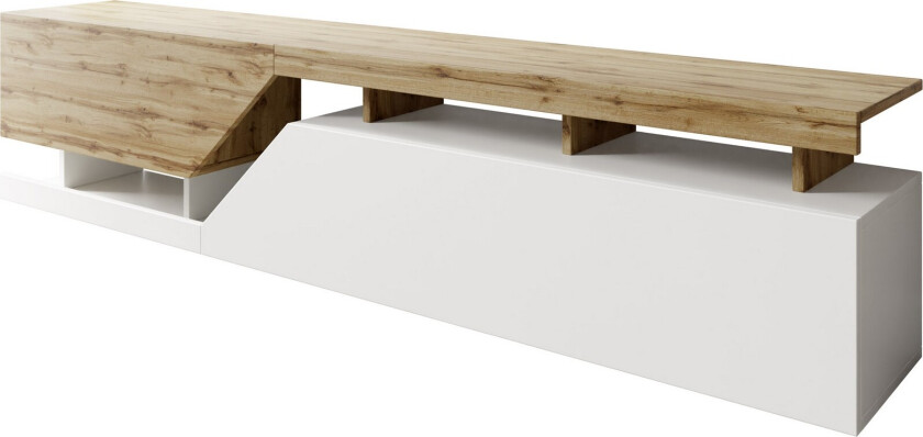 Ceelias TV-benk 200 cm - Hvit