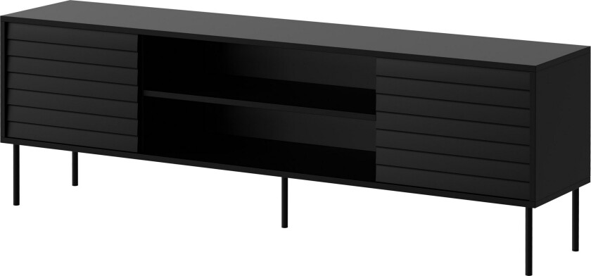 Belonger TV-benk 180 cm - Svart